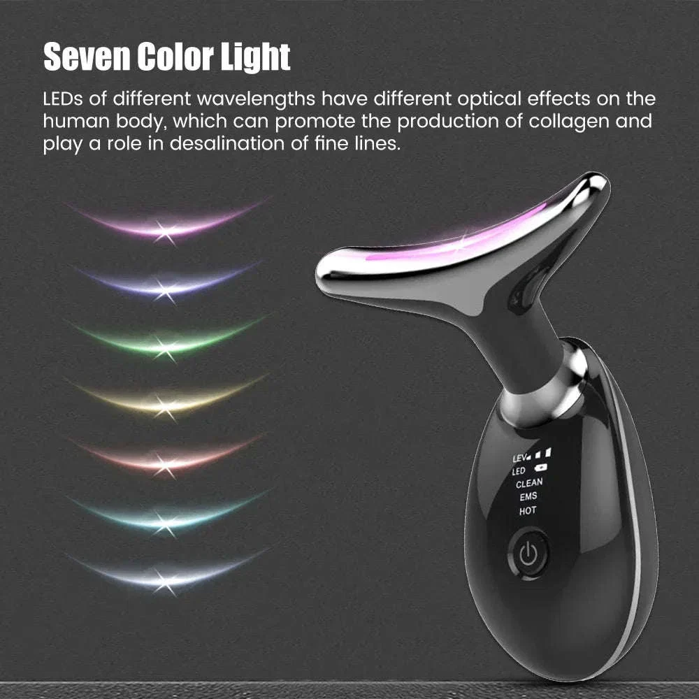 EMS Facial Massager for Face & Neck Lift with LED Modes - Image 2