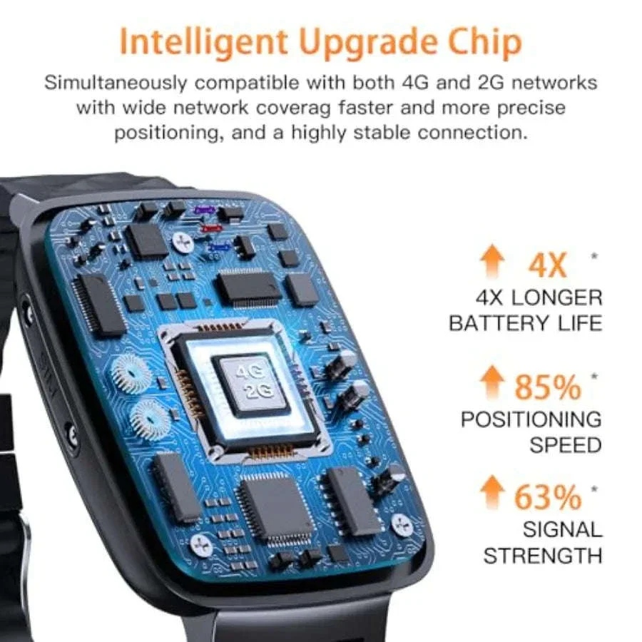 Fall Detection Smart Watch for Seniors with GPS and 4G Alerts - Image 6