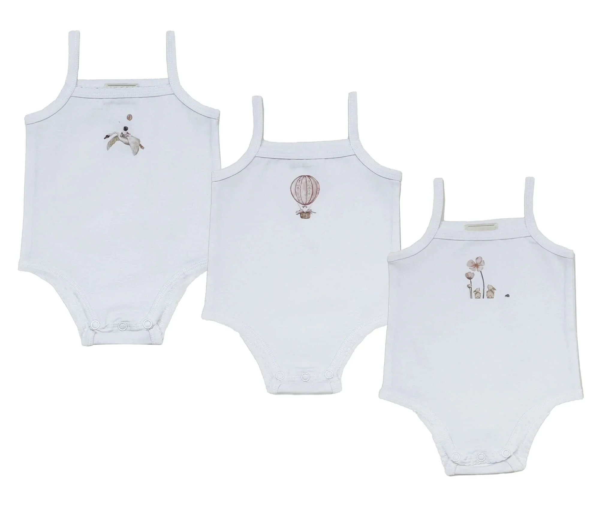 Family Matching Cotton Pajama Set with Printed Summer Design