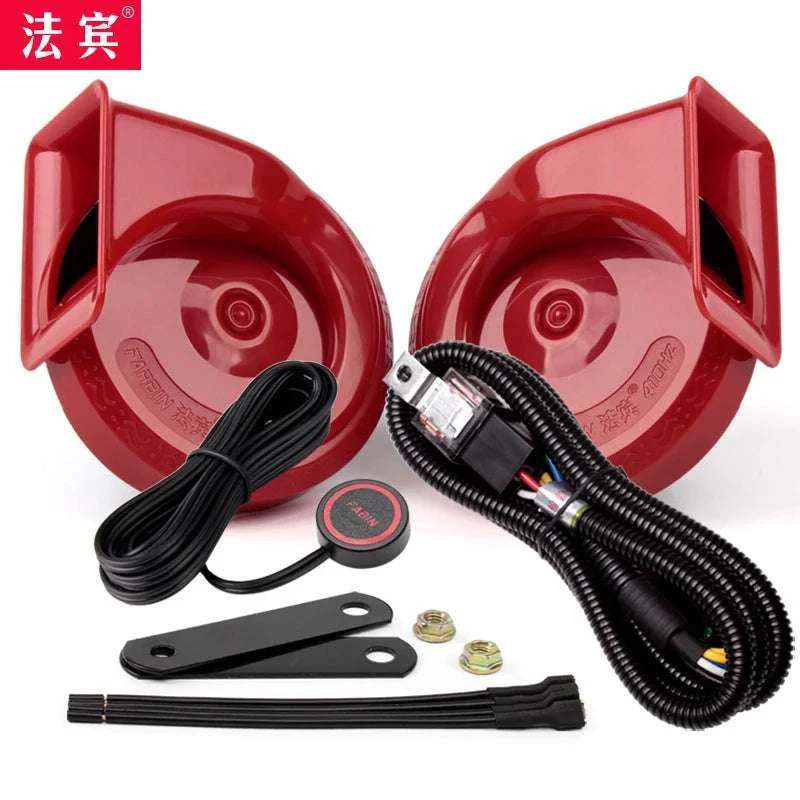 12V Super Loud Car Horn High/Low Tone Waterproof Electric Horn - Image 20