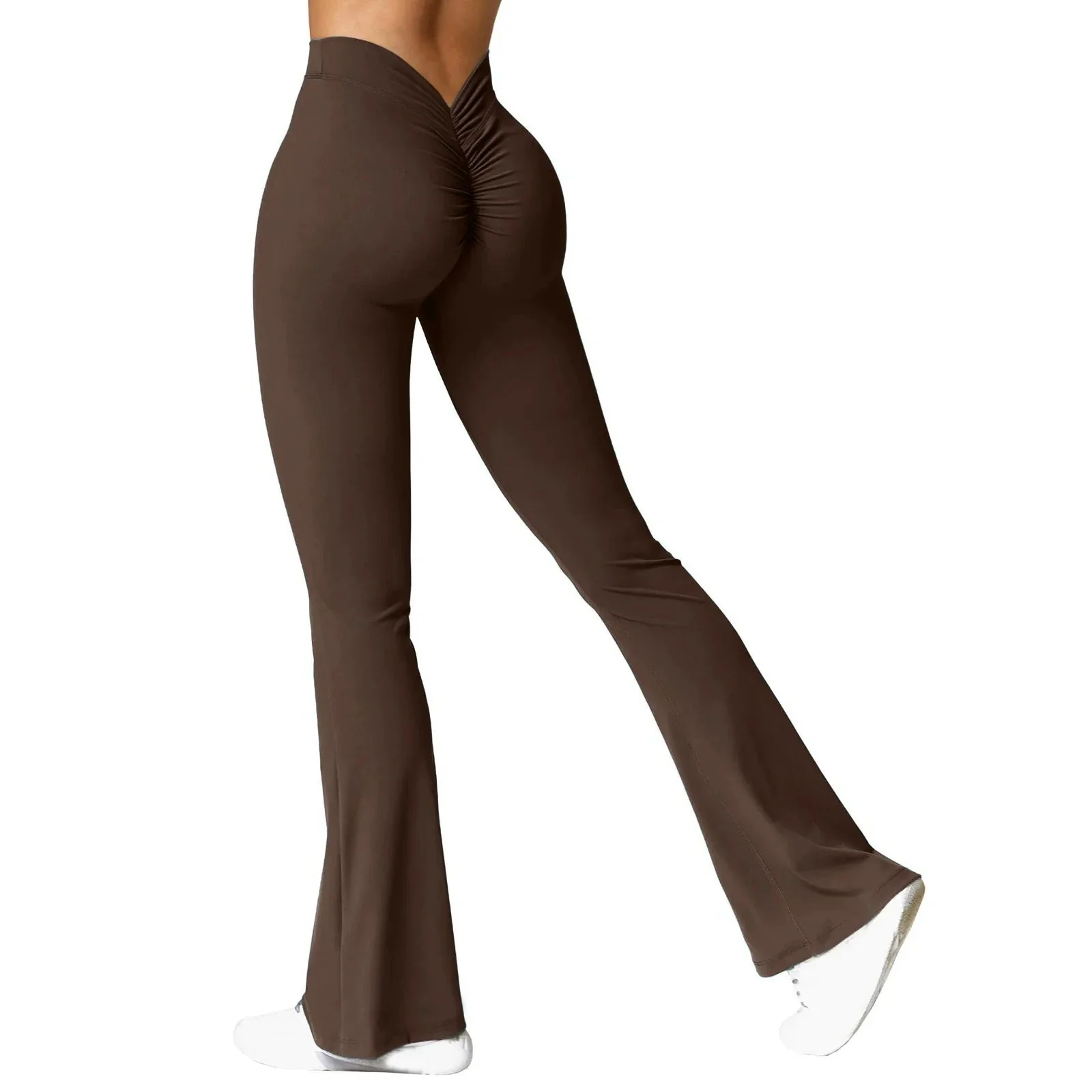 Micro Horn Leggings with V-Back Shaping and Flare Fit - Image 16