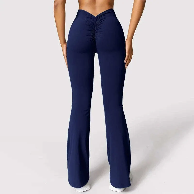 Micro Horn Leggings with V-Back Shaping and Flare Fit - Image 5