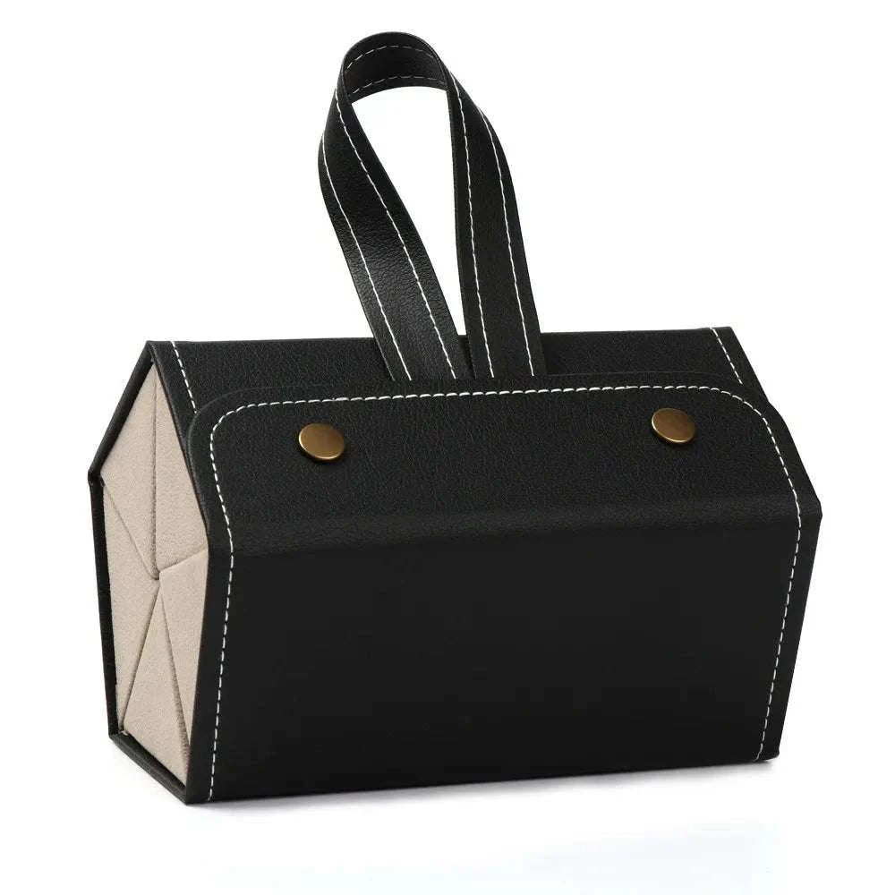 PU Leather Folding Glasses Organizer Multi-Slot Travel Case - Image 20