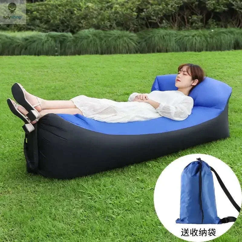 Portable Inflatable Sofa Air Lounger for Outdoor Relaxation - Image 3