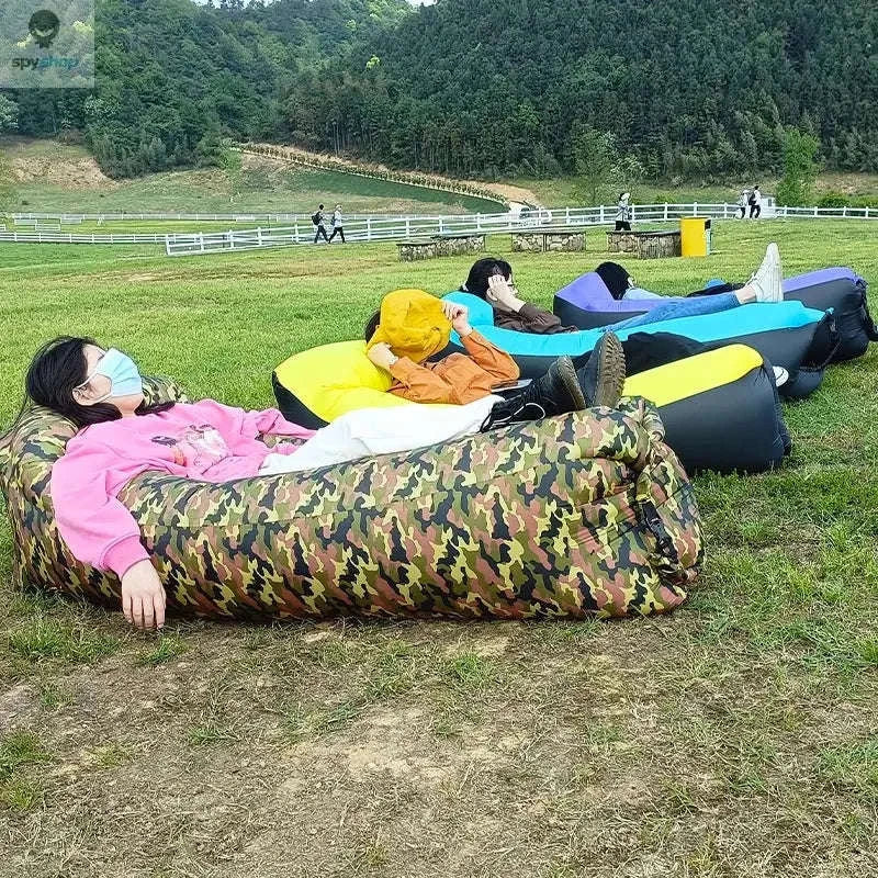 Portable Inflatable Sofa Air Lounger for Outdoor Relaxation - Image 8