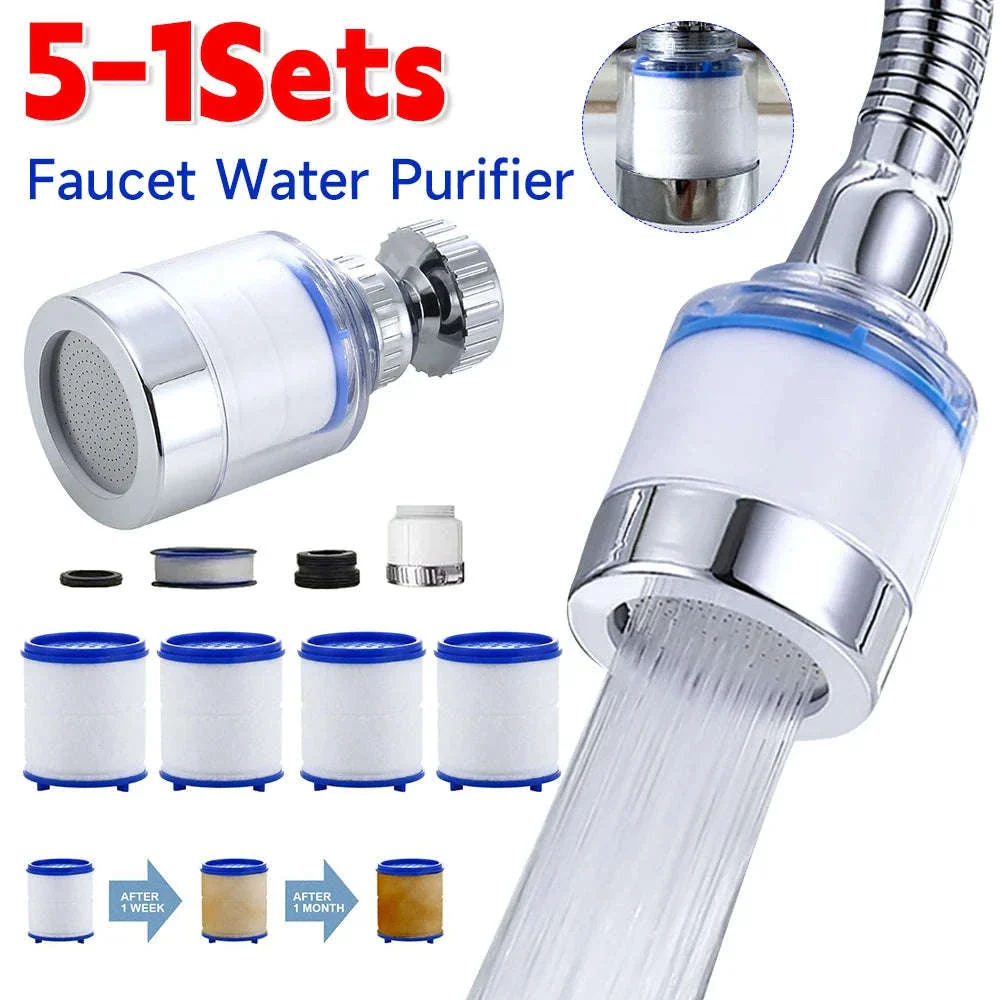 Faucet Water Filter with 360° Rotating Head for Cleaner Tap Water - Image 2
