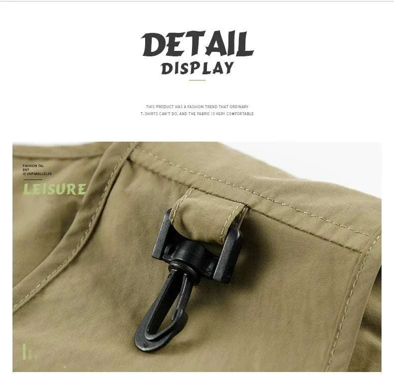 Men’s Multi-Pocket Lightweight Fishing Vest for Outdoor Spring Summer - Image 26