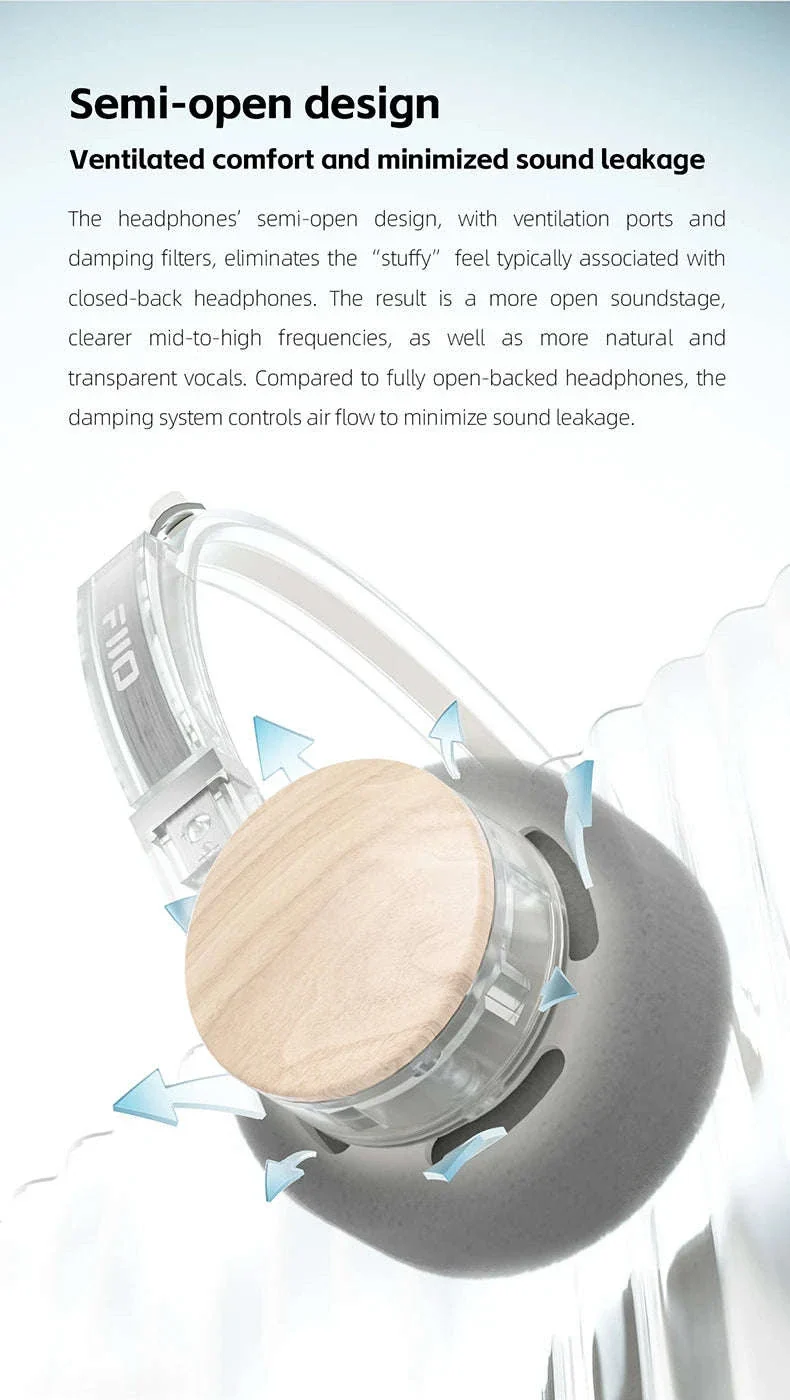 FiiO EH11 Bluetooth On-Ear Headphones with LDAC, 30H Battery & Dual Device - Image 12