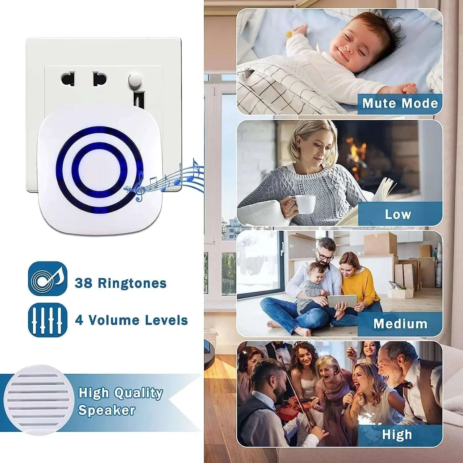 Wireless Motion Sensor Alarm System for Home and Shop - Image 6