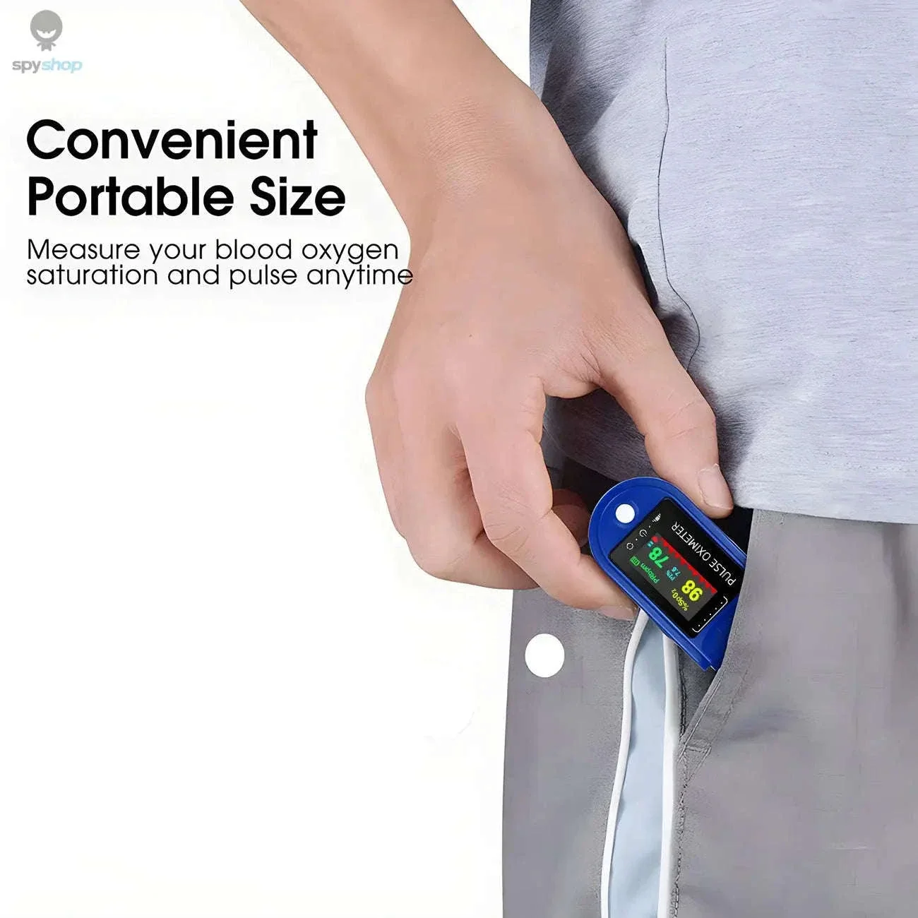Finger Clip Oximeter for Quick SpO2 and Pulse Checks - Image 8