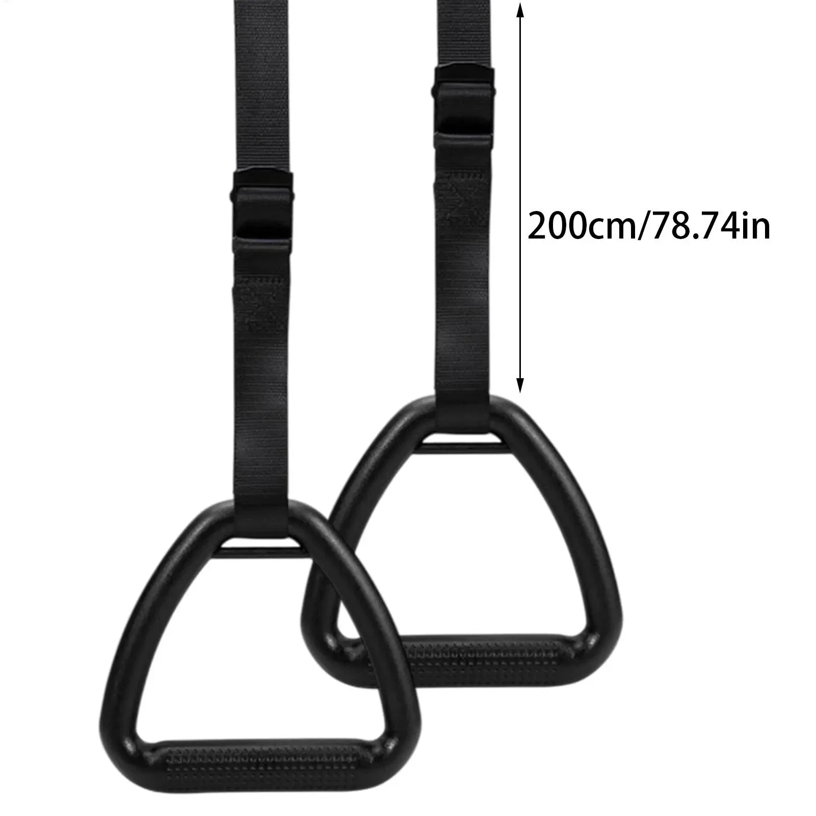 Gymnastic Rings with Adjustable Straps for Strength Training - Image 18