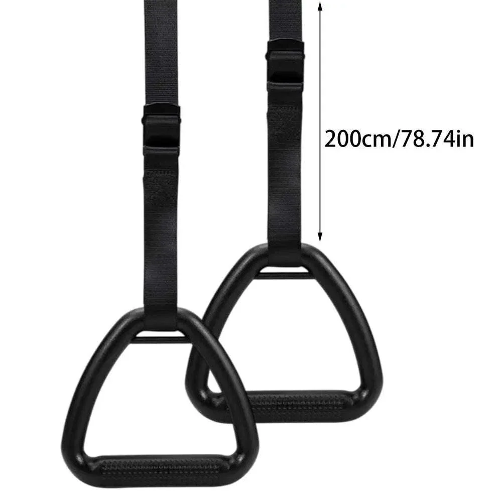 Gymnastic Rings with Adjustable Straps for Strength Training - Image 20