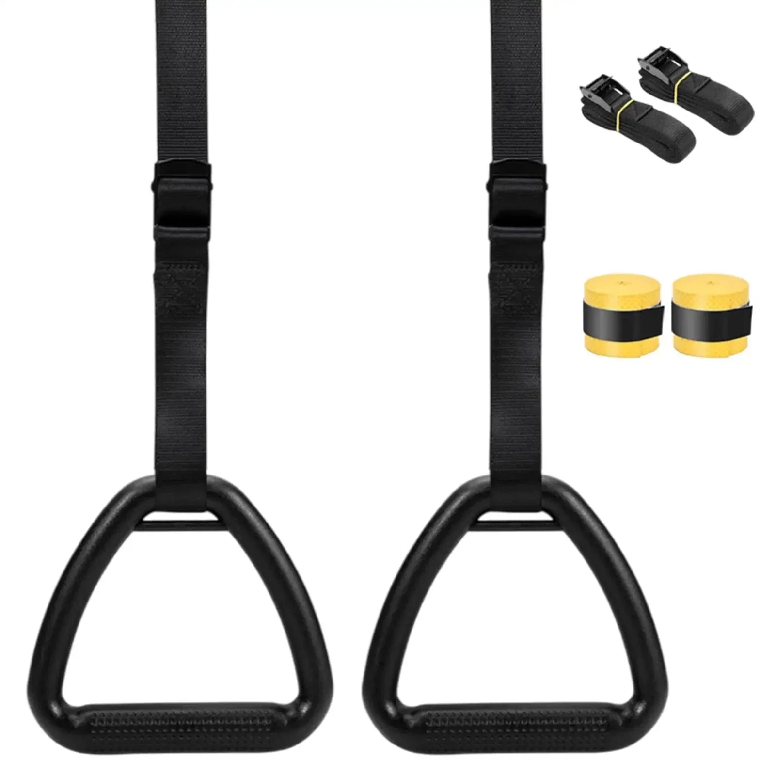 Gymnastic Rings with Adjustable Straps for Strength Training - Image 6