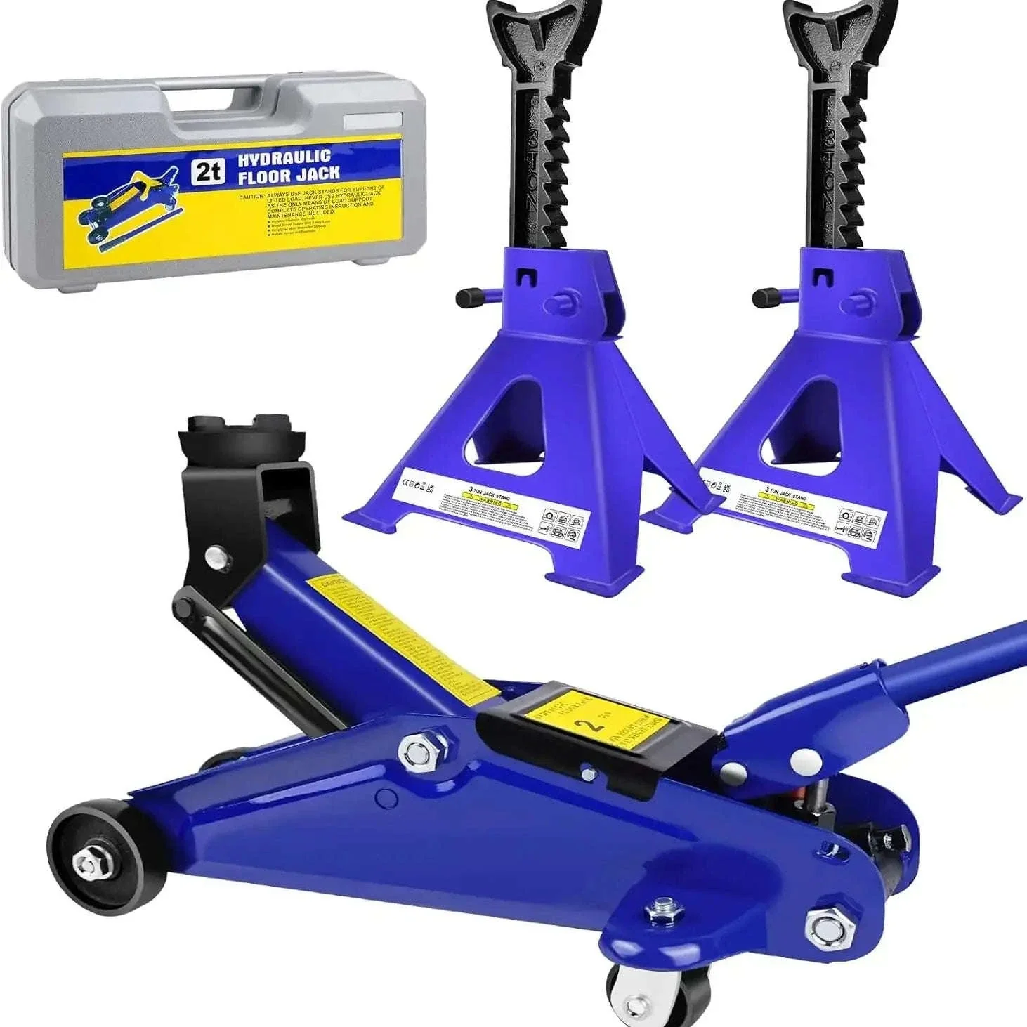 Floor Jack and Stand Combo Set for Safer Car Repairs - Image 7