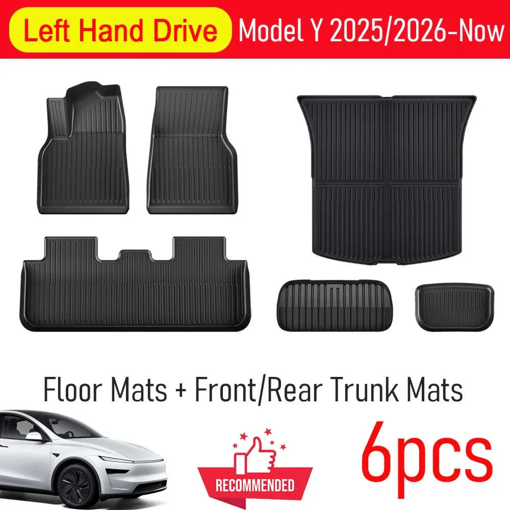 Tesla Model Y All-Weather Floor Mats and Cargo Protectors - Image 11