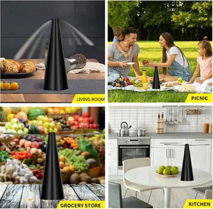 Fly Fan for Tables with Soft Blades, Quiet Airflow for Meals - Image 13