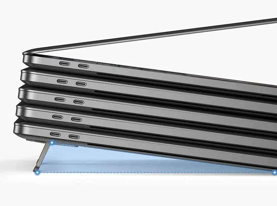 Foldable Adjustable Laptop Stand with Cooling and Portable Design - Image 13