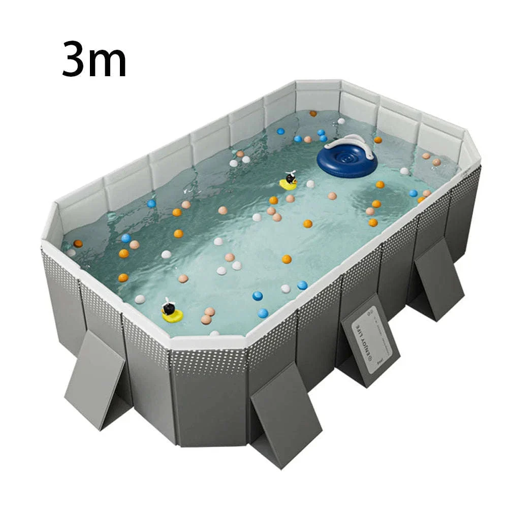 Foldable Outdoor Pool for Family Summer Water Fun - Image 38