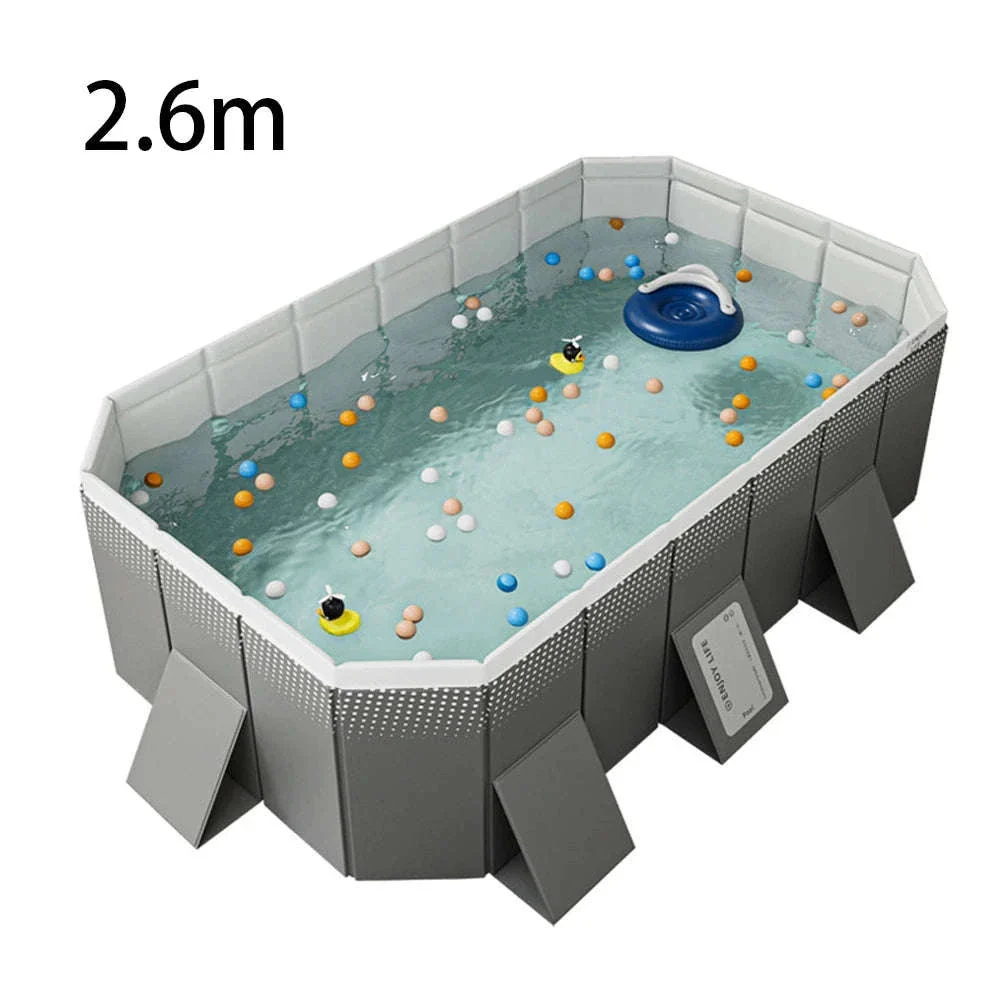 Foldable Outdoor Pool for Family Summer Water Fun - Image 39