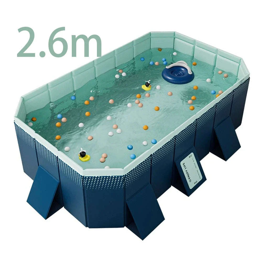 Foldable Outdoor Pool for Family Summer Water Fun - Image 40