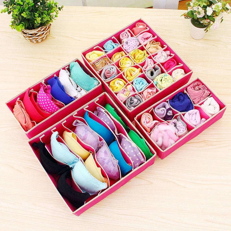 Foldable Underwear Organizer Storage Box for Neat Drawer Storage - Image 18