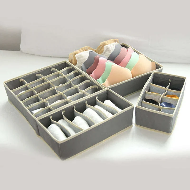 Foldable Underwear Organizer Storage Box for Neat Drawer Storage - Image 23