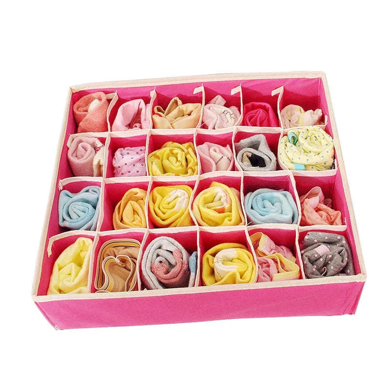 Foldable Underwear Organizer Storage Box for Neat Drawer Storage - Image 30