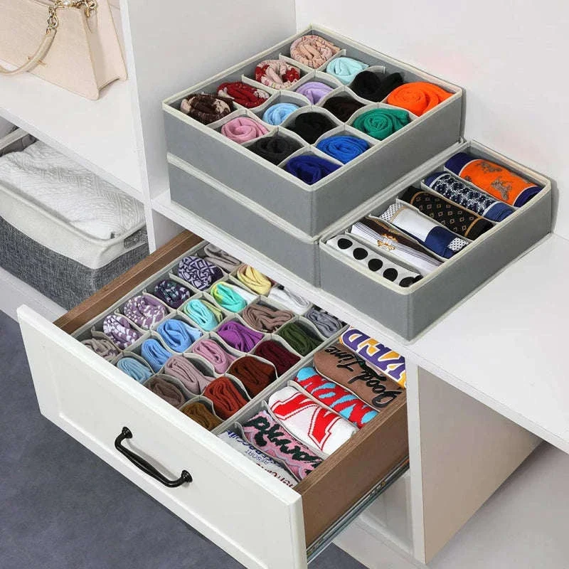 Foldable Underwear Organizer Storage Box for Neat Drawer Storage - Image 5