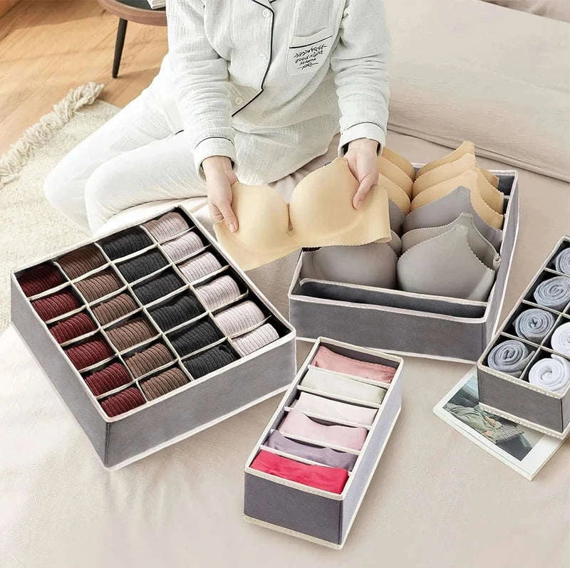 Foldable Underwear Organizer Storage Box for Neat Drawer Storage - Image 7