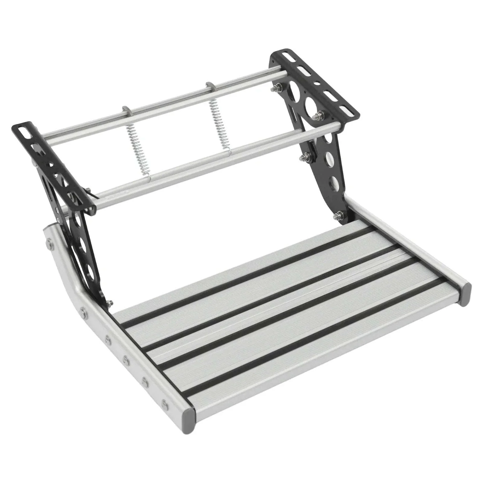 Folding RV Step Silver Aluminum Alloy 44cm with 12V LED Light - Image 8