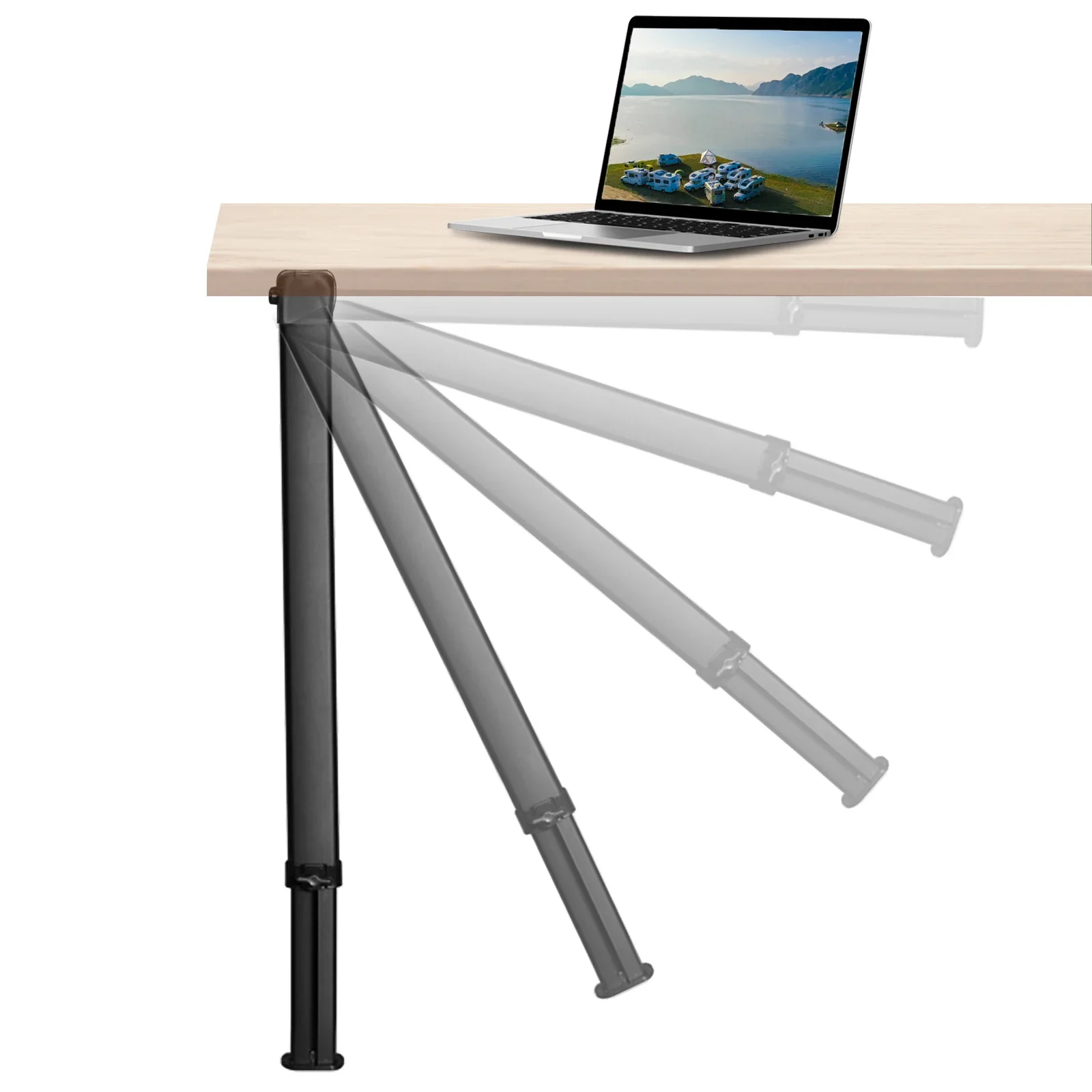 Folding Telescoping RV Table Legs 21.3-36.6 Inch Height Adjustable Aluminum Alloy - Image 16