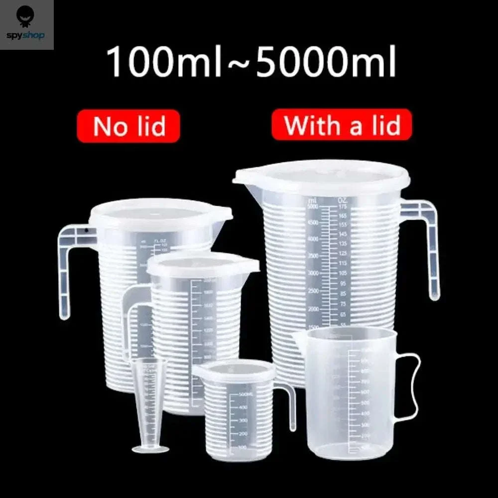 Thickened Plastic Measuring Cup with Scale, 100-5000ml