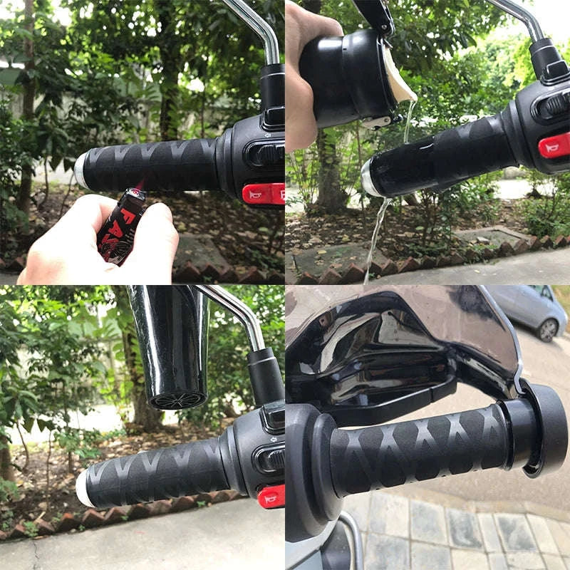 Universal Heat Shrink Motorcycle Grip Covers for Better Control - Image 7