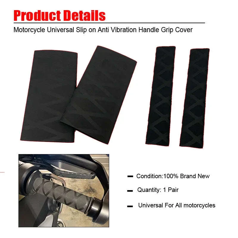 Universal Heat Shrink Motorcycle Grip Covers for Better Control - Image 8