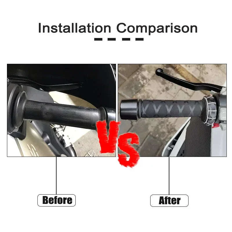 Universal Heat Shrink Motorcycle Grip Covers for Better Control - Image 9