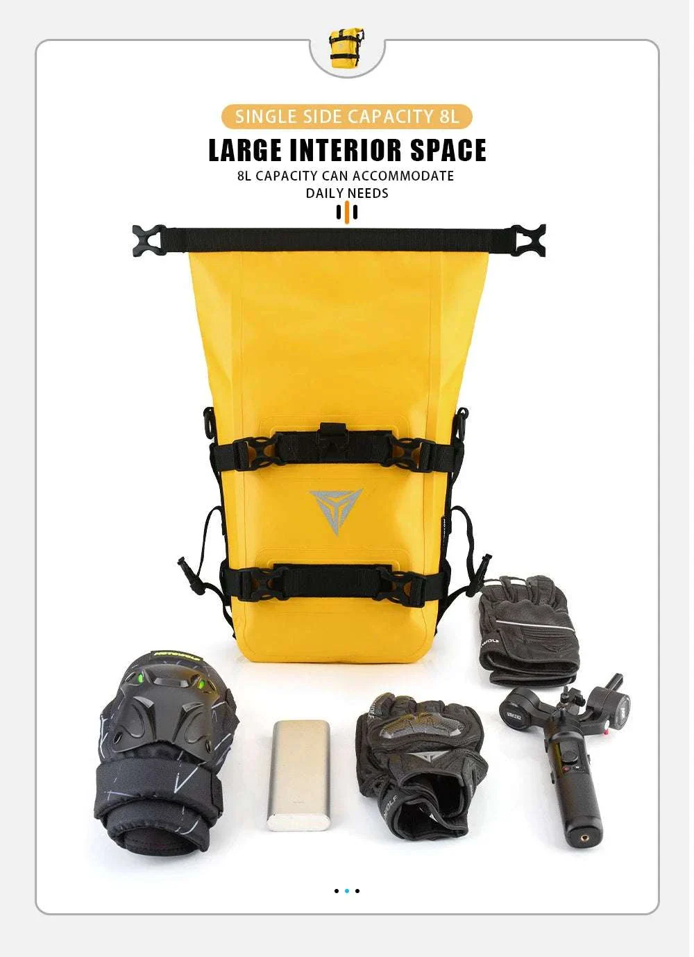 Motorcycle Crash Bar Waterproof Storage Bag for GS, ADV & More - Image 5