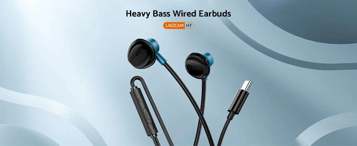 USB-C Wired Earphones for Samsung & Android with Mic - Image 7
