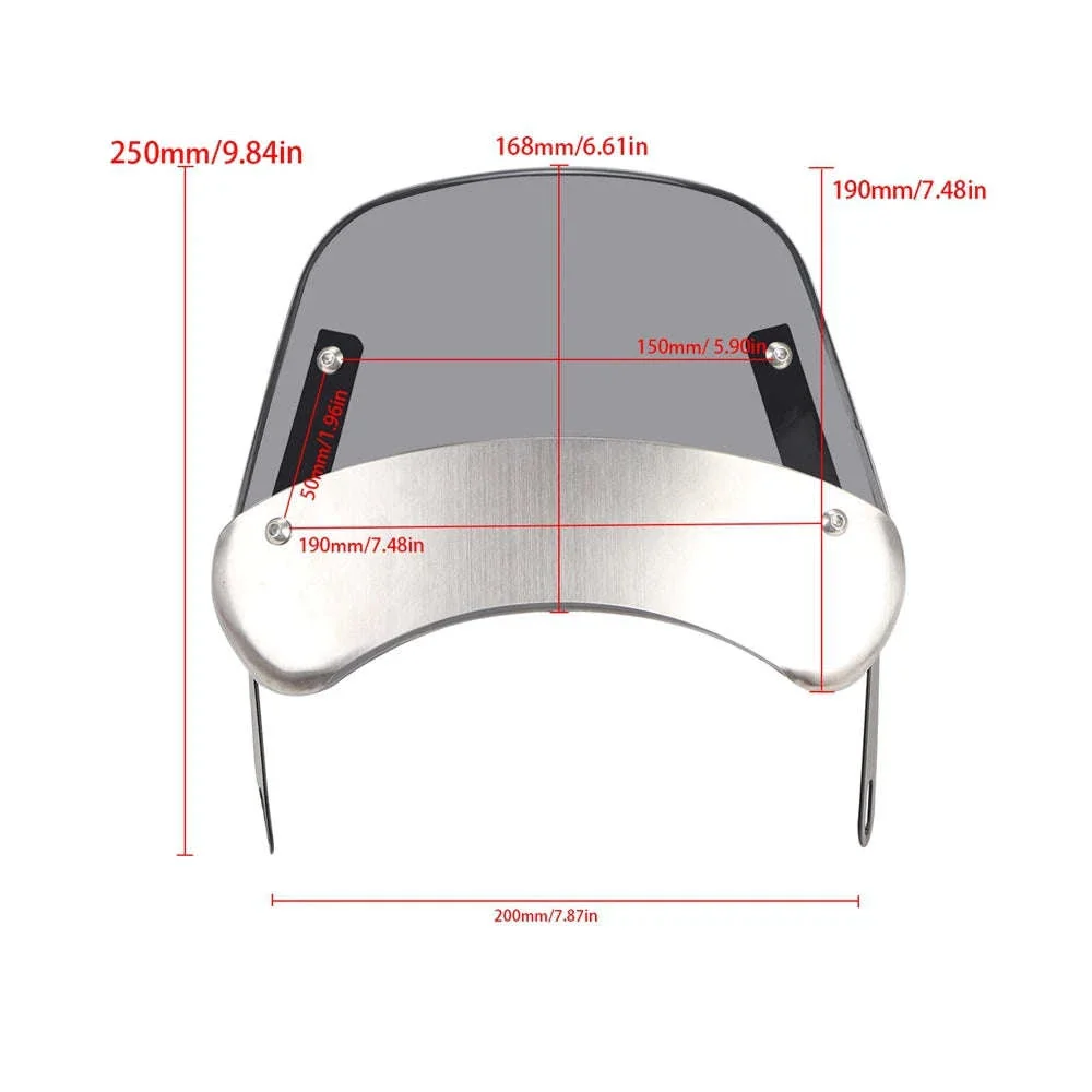 Universal Motorcycle Windshield Wind Deflector - Image 10