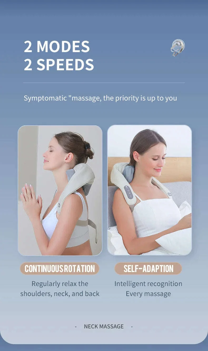 26W Brushless Neck and Shoulder Massager with Heat - Image 21