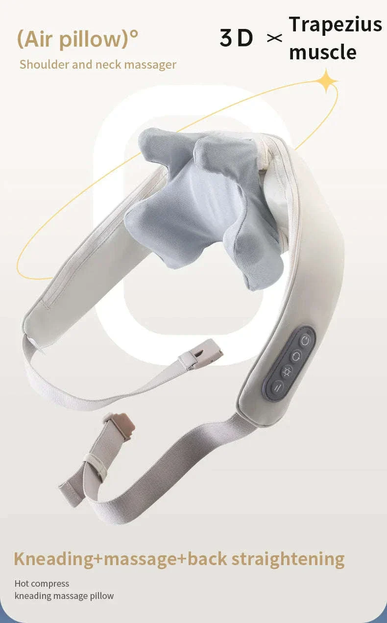 26W Brushless Neck and Shoulder Massager with Heat - Image 27