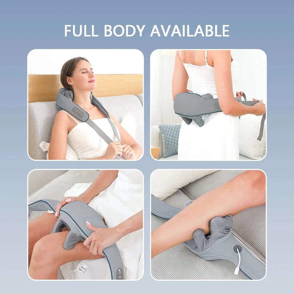26W Brushless Neck and Shoulder Massager with Heat - Image 33