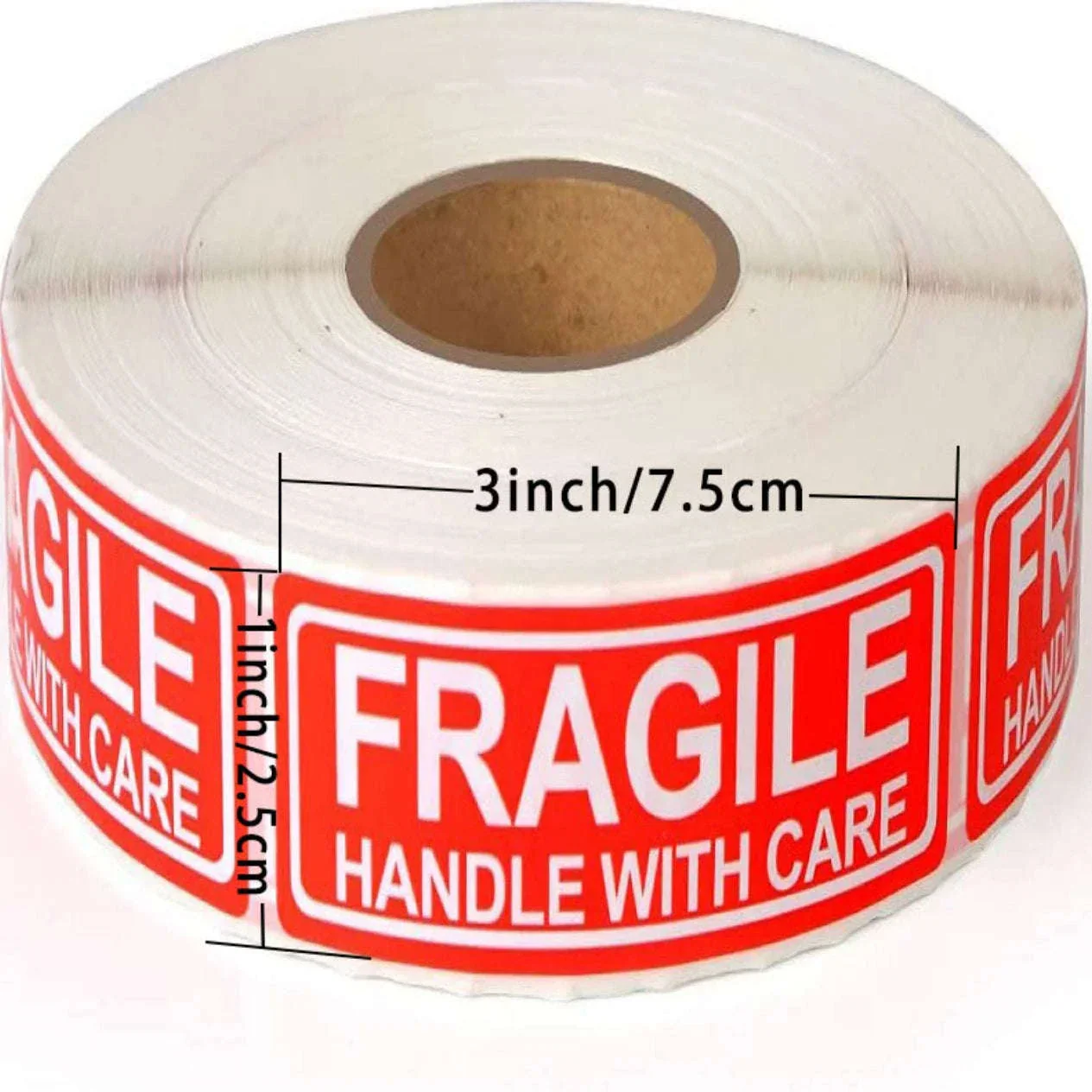 Fragile Handle With Care Label Stickers Roll, 120 Pack - Image 2
