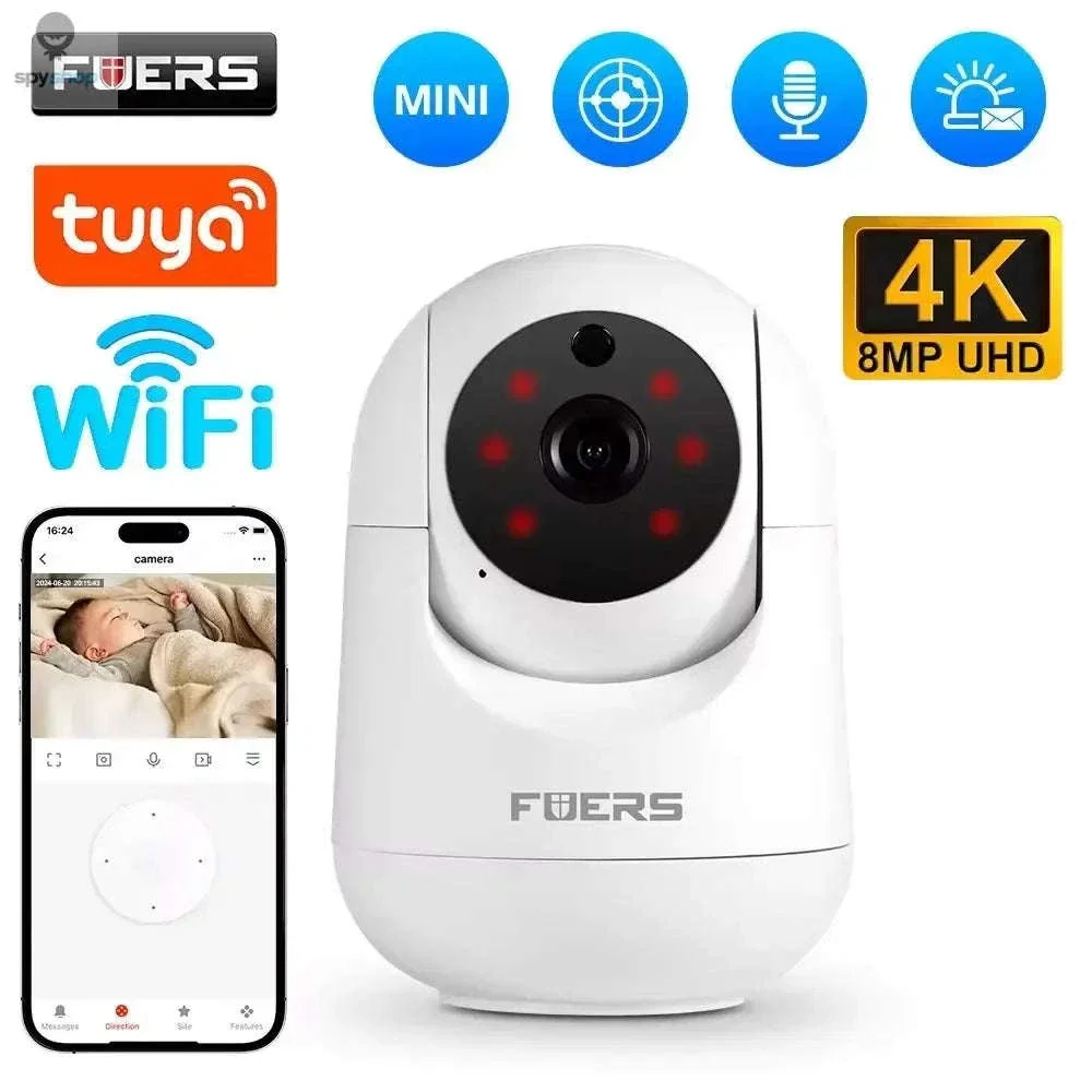 5MP WiFi Security Camera with Auto Tracking and Night Vision - Image 2