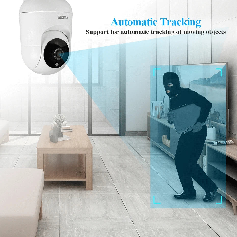 5MP WiFi Security Camera with Auto Tracking and Night Vision - Image 3