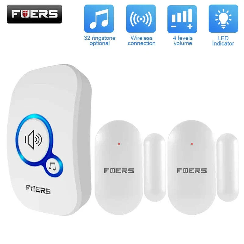 FUERS Wireless Door Sensor Alarm with Visitor Chime - Image 17