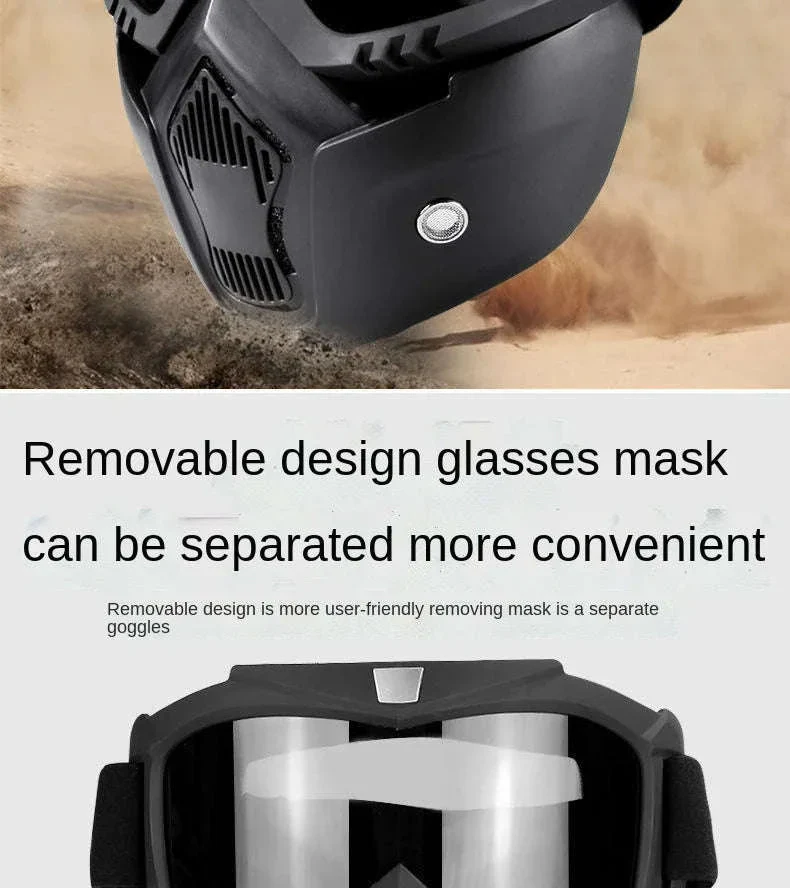 Full-Face Safety Goggles with Anti-Fog Clear Vision Shield - Image 10