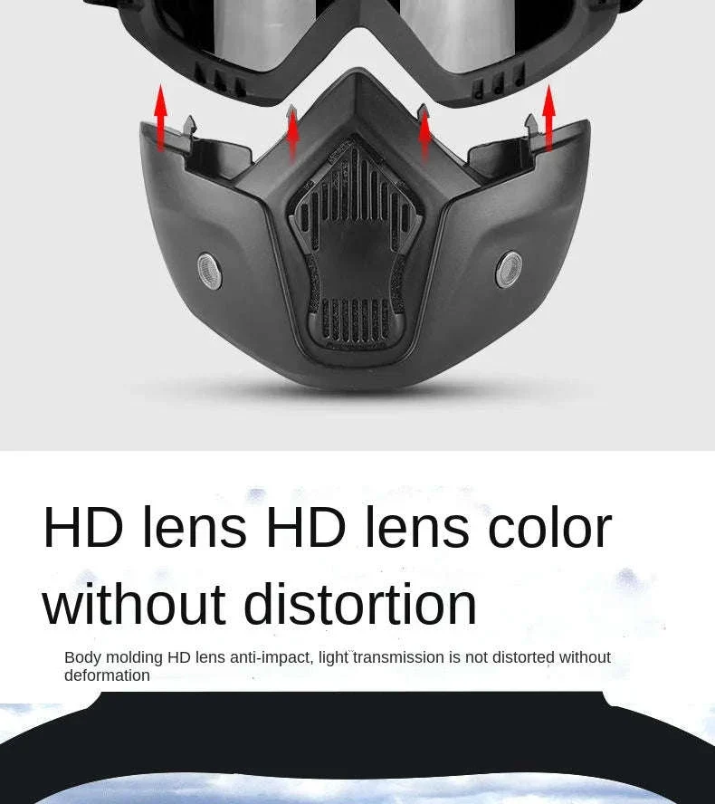 Full-Face Safety Goggles with Anti-Fog Clear Vision Shield - Image 12