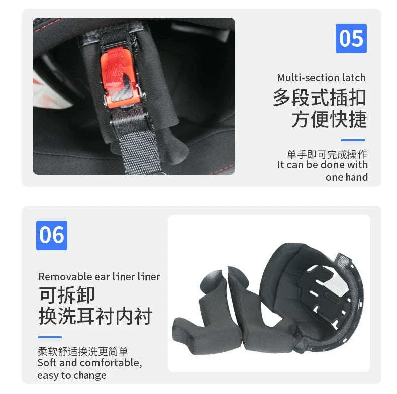 Full Face Motorcycle Helmet for Winter Warmth and Road Protection - Image 15