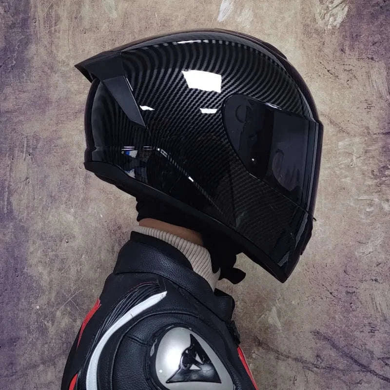 Full Face Motorcycle Helmet for Winter Warmth and Road Protection - Image 18