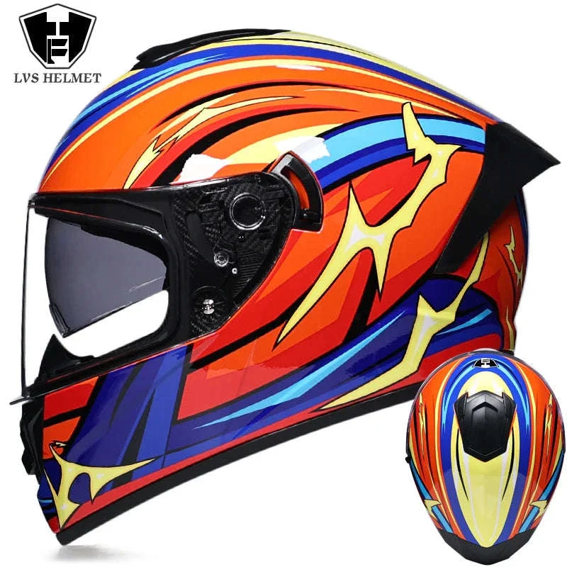 Full Face Motorcycle Helmet for Winter Warmth and Road Protection - Image 24